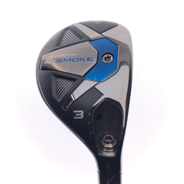 Used Callaway Paradym Ai Smoke 3 Hybrid / 18 Degrees / Stiff Flex