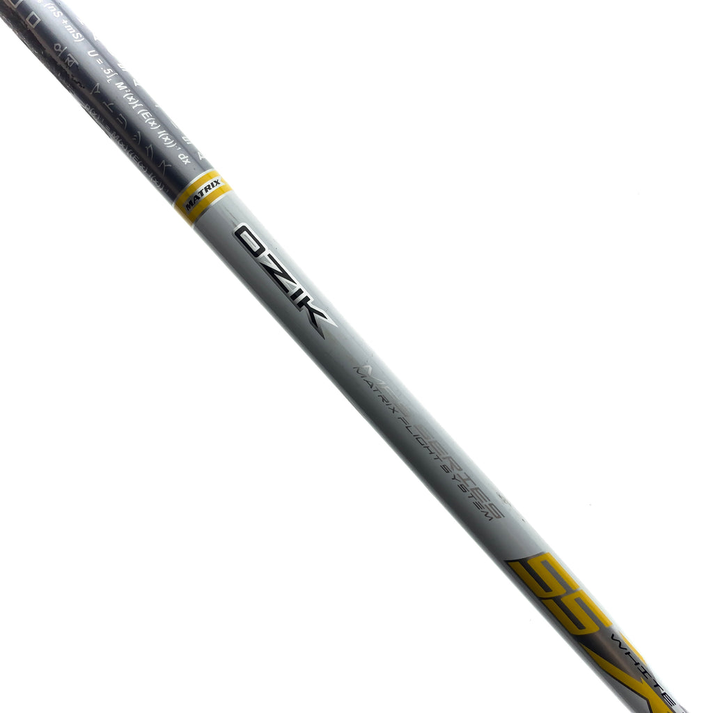 Used Matrix Ozik 55 White Tie Driver Shaft / Stiff Flex