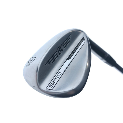 Used Titleist Vokey SM10 Tour Chrome Lob Wedge / 60.0 Degrees / Wedge Flex