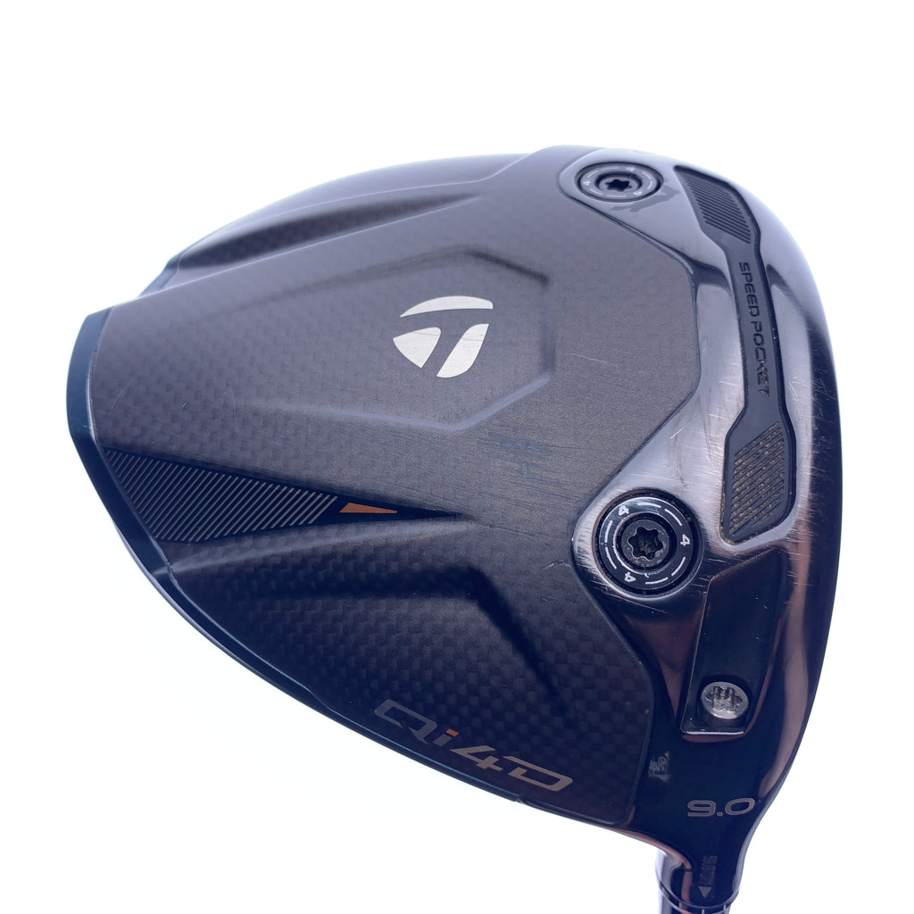 Used TaylorMade Qi4D Driver / 9.0 Degrees / Stiff Flex