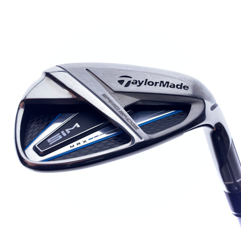 Used TaylorMade SIM Max AW Iron / 49.0 Degrees / Ladies Flex