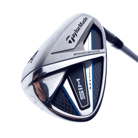 Used TaylorMade SIM Max AW Iron / 49.0 Degrees / Ladies Flex