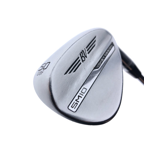 Used Titleist Vokey SM10 Tour Chrome Gap Wedge / 50.0 Degrees / Wedge Flex