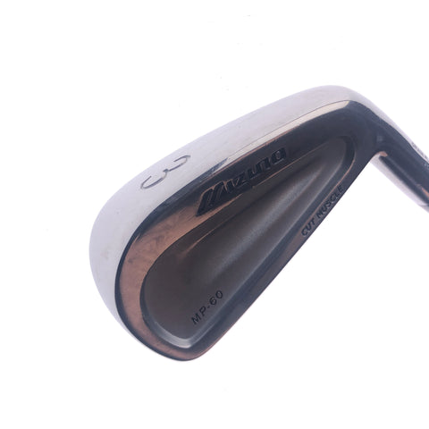 Used Mizuno MP-60 3 Iron / 21 Degrees / Stiff Flex