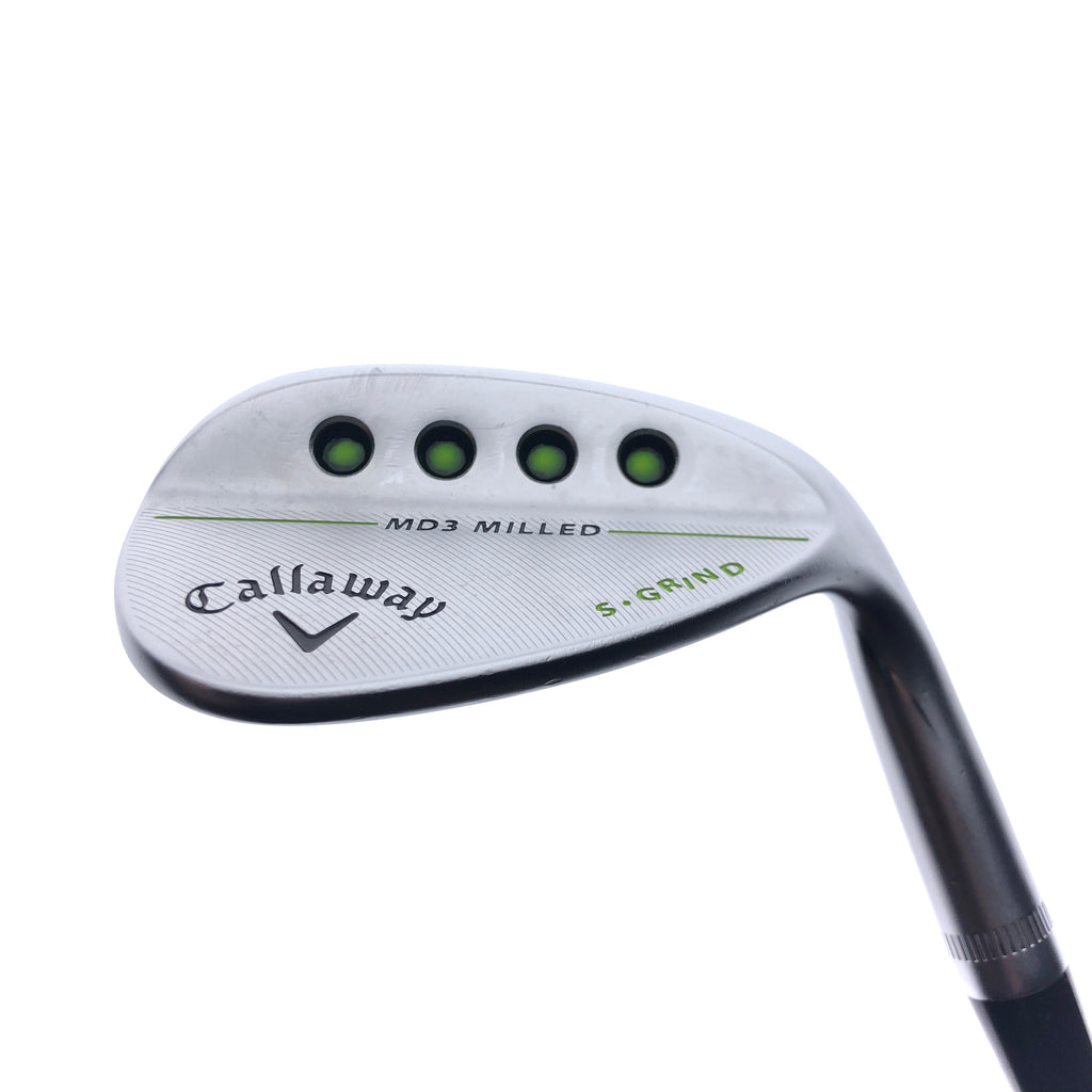 Used Callaway MD3 Milled Chrome Sand Wedge / 54.0 Degrees / Wedge Flex