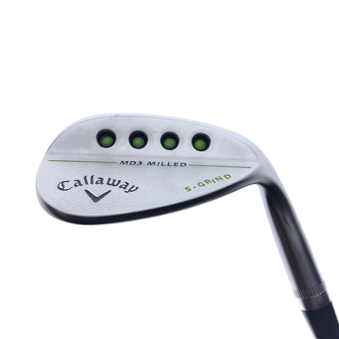 Used Callaway MD3 Milled Chrome Sand Wedge / 54.0 Degrees / Wedge Flex