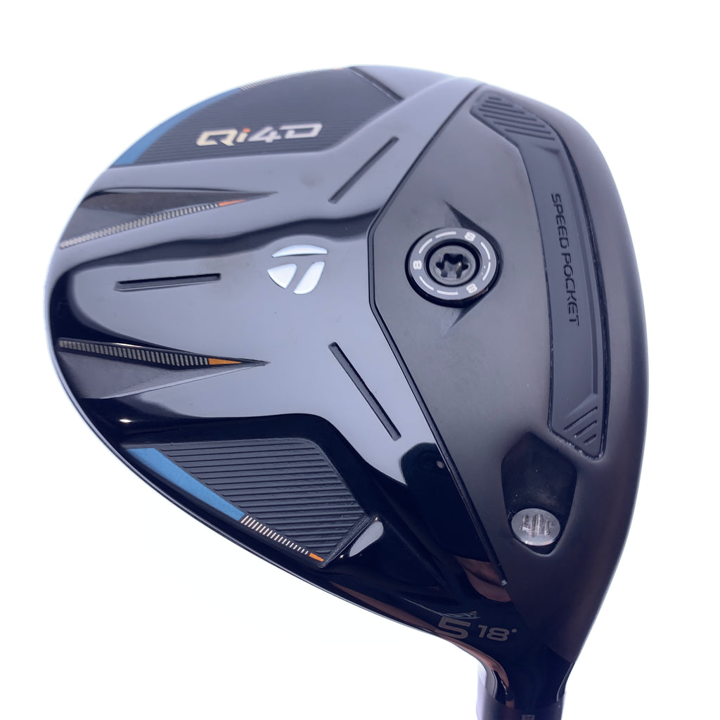 Used TaylorMade Qi4D 5 Fairway Wood / 18.0 Degrees / Stiff Flex