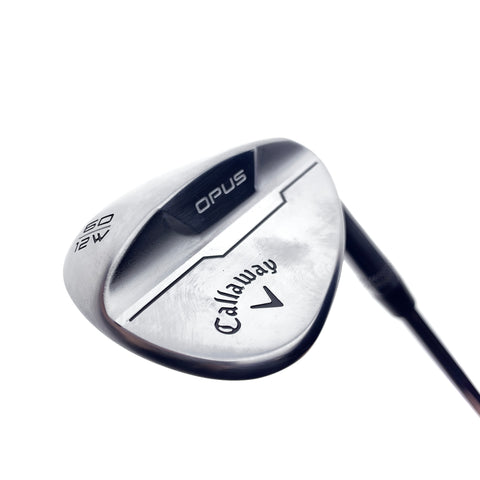 Used TOUR ISSUE Callaway Opus Brushed Chrome Lob Wedge /60.0 Degrees/Wedge Flex