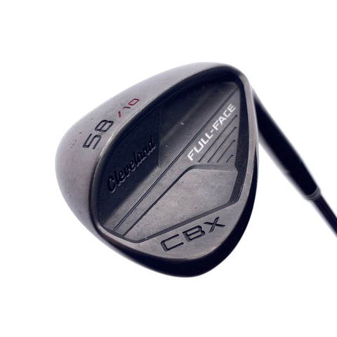 Used Cleveland CBX Full Face Lob Wedge / 58.0 Degrees / Stiff Flex