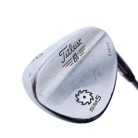 Used Titleist Vokey SM5 Tour Chrome Lob Wedge / 60.0 Degrees / Wedge Flex