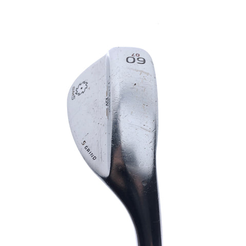 Used Titleist Vokey SM5 Tour Chrome Lob Wedge / 60.0 Degrees / Wedge Flex