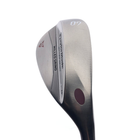 Used TaylorMade Milled Grind Antique Bronze Lob Wedge / 60.0 Degrees / Wedge Fl