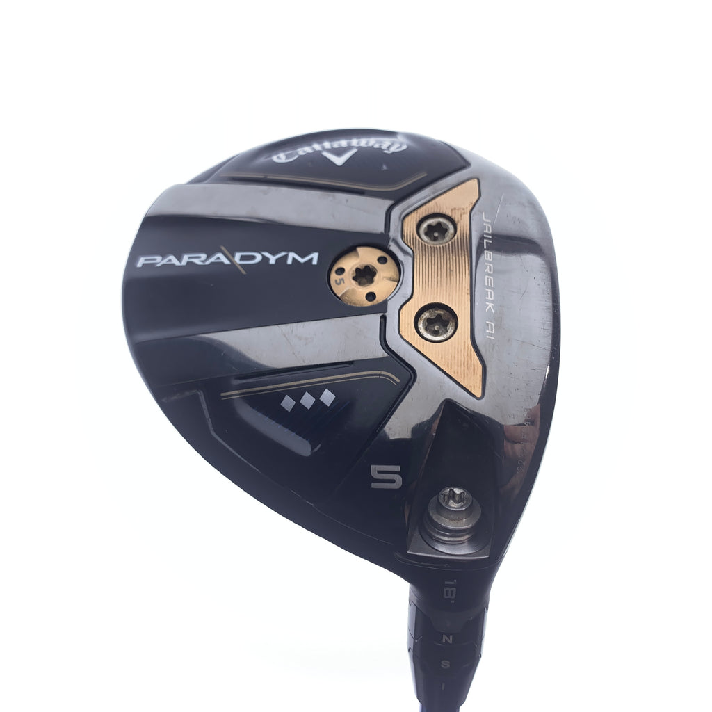 Used Callaway Paradym Triple Diamond 5 Fairway Wood / 18.0 Degrees / Reg Flex
