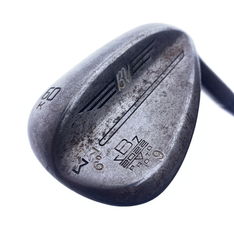 Used TOUR ISSUE Titleist SM9 Raw Wedge Works Lob Wedge / 60.0 Degrees/Stiff Flex