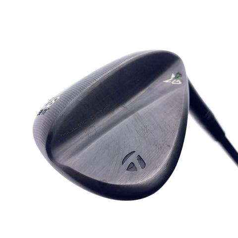 Used TaylorMade Milled Grind 4 Black Lob Wedge / 58.0 Degrees / Stiff Flex