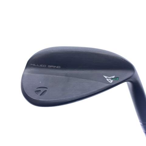 Used TaylorMade Milled Grind 4 Black Sand Wedge / 54.0 Degrees / Wedge Flex
