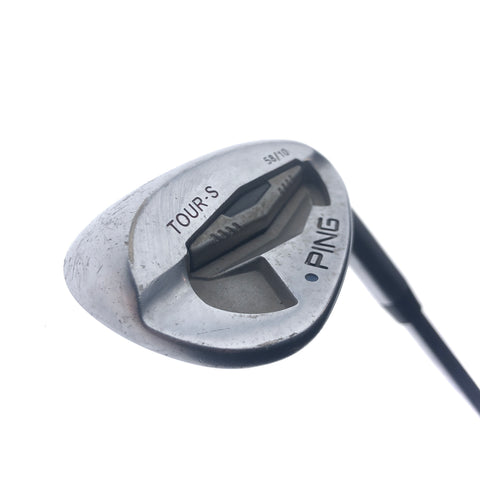 Used Ping Tour-S Chrome Lob Wedge / 58.0 Degrees / X-Stiff Flex