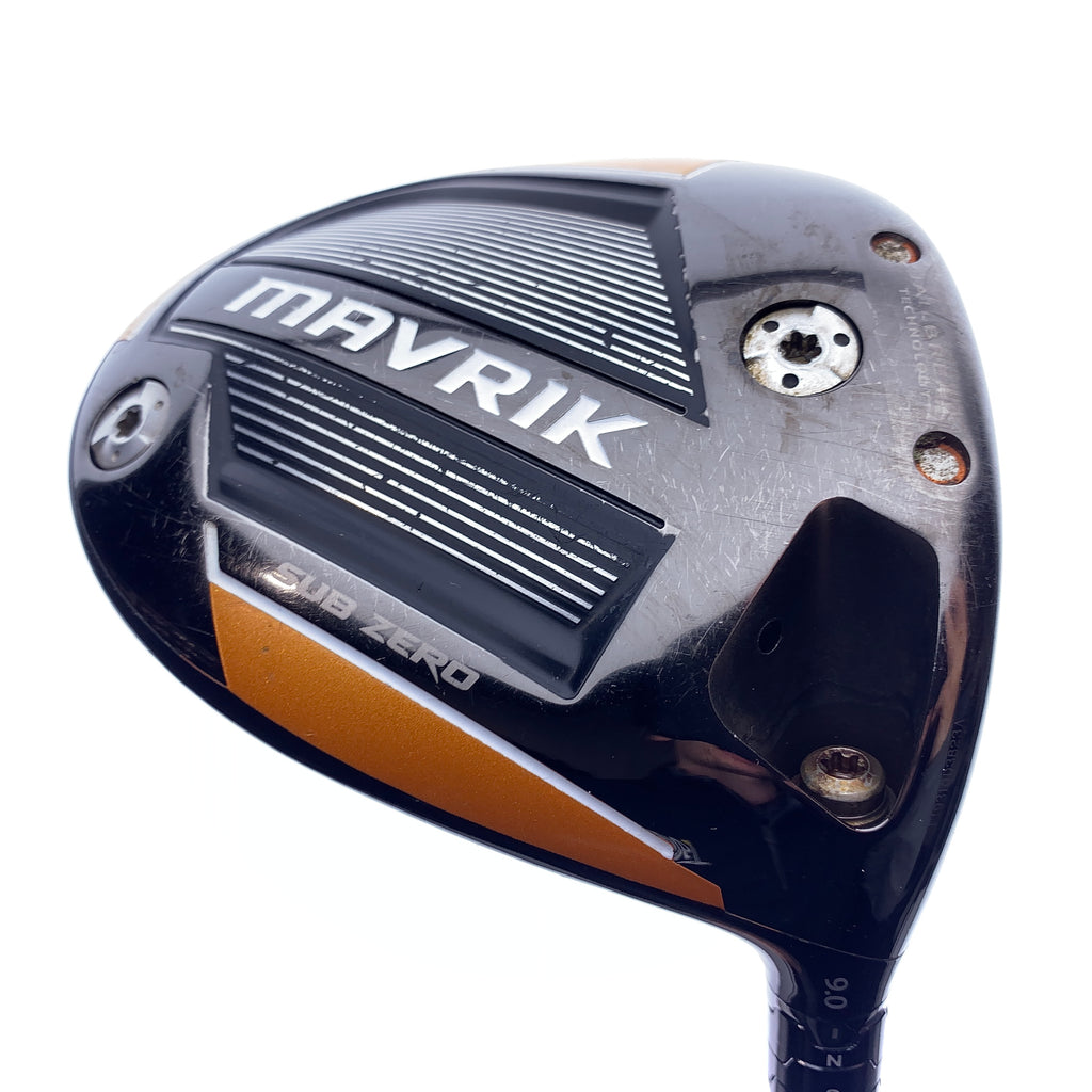 Used Callaway Mavrik Subzero Driver / 9.0 Degrees / Stiff Flex