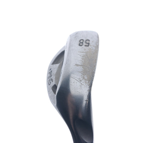 Used Ping Tour-S Chrome Lob Wedge / 58.0 Degrees / X-Stiff Flex