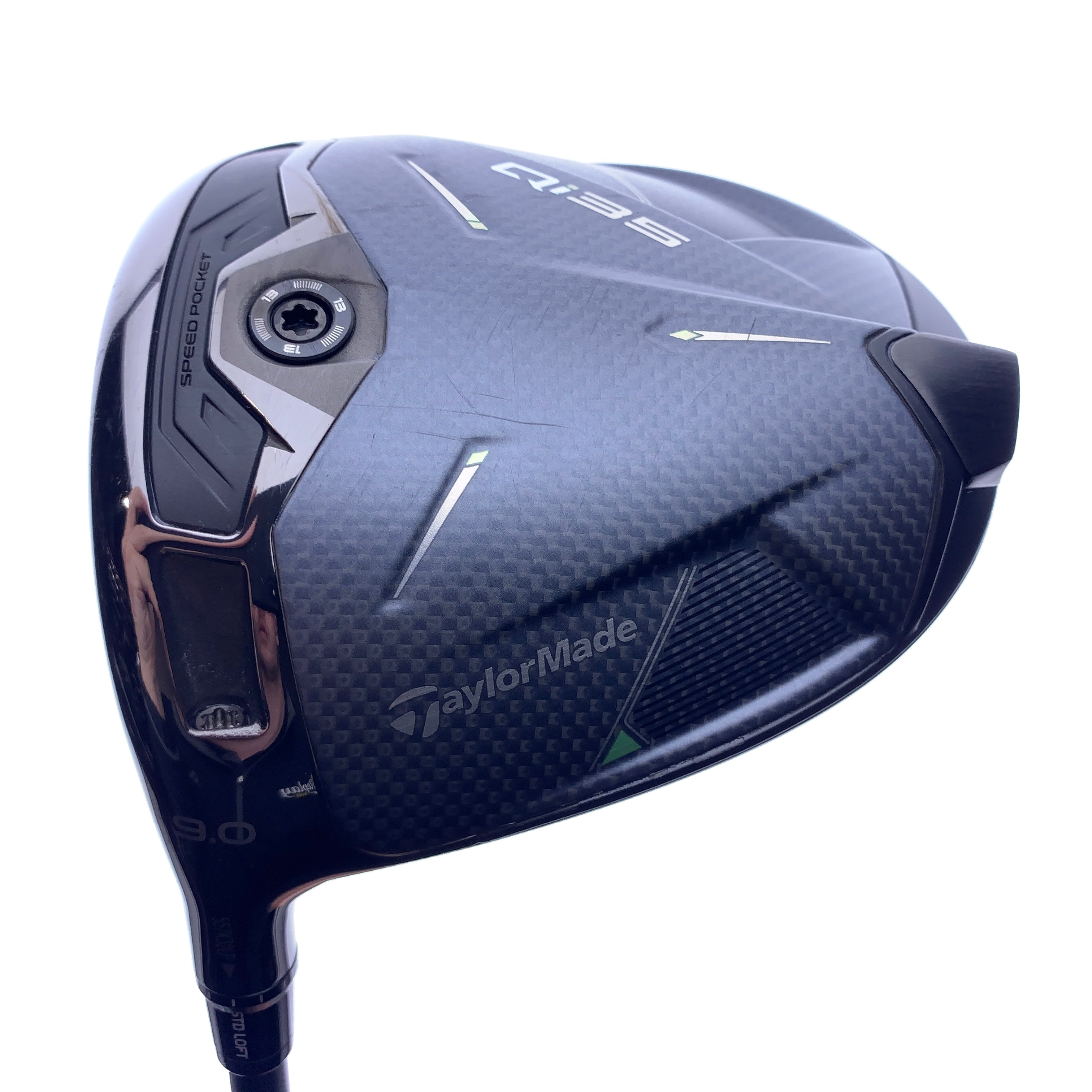 Used TaylorMade Qi35 Driver / 9.0 Degrees / X-Stiff Flex / Left-Handed
