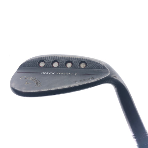 Used Callaway Mack Daddy 4 Black Lob Wedge / 58.0 Degrees / Stiff Flex