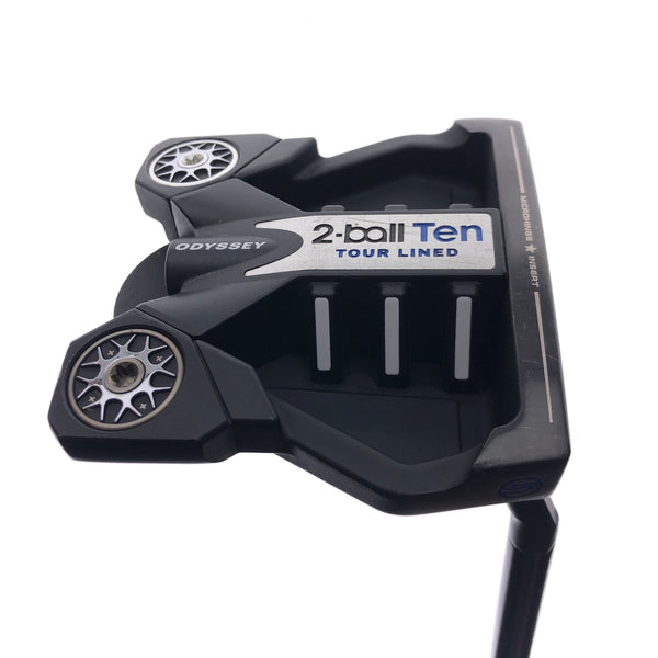 Used TOUR ISSUE Odyssey 2-Ball TEN Tour Lined S 2021 Putter / 32.5 Inches
