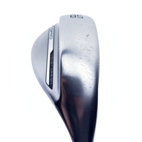 Used Titleist Vokey SM10 Tour Chrome Lob Wedge / 58.0 Degrees / Wedge Flex