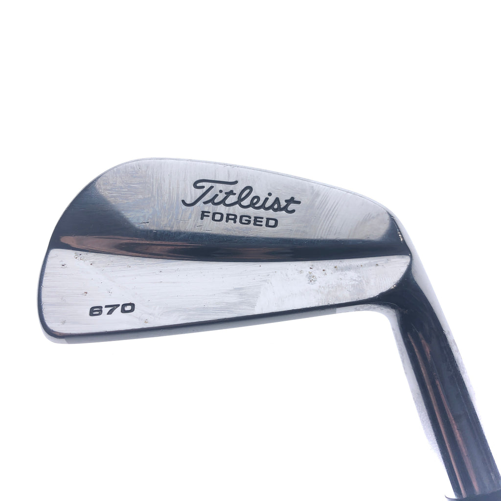 Used Titleist 670 Forged 6 Iron / 32.0 Degrees / Stiff Flex