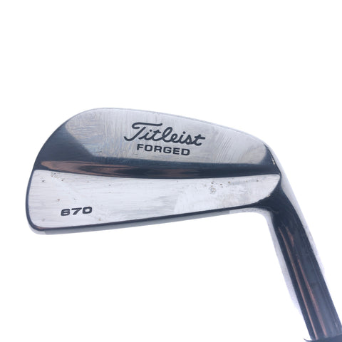Used Titleist 670 Forged 6 Iron / 32.0 Degrees / Stiff Flex