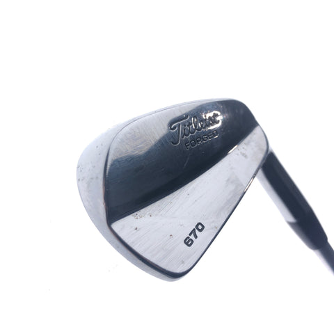 Used Titleist 670 Forged 6 Iron / 32.0 Degrees / Stiff Flex