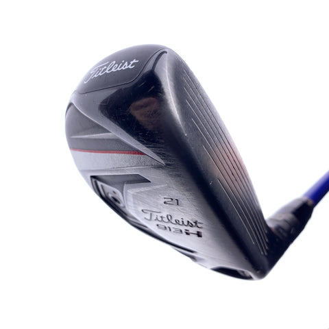 Used Titleist 913 H 3 Hybrid / 21 Degrees / Stiff Flex
