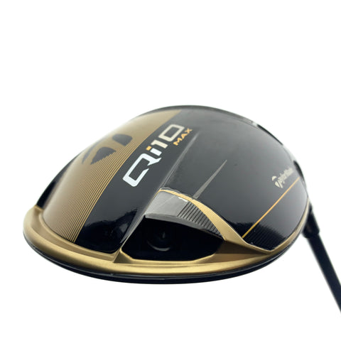 Used TaylorMade Qi10 Max Designer Series Driver / 9.0 Degrees / Stiff Flex