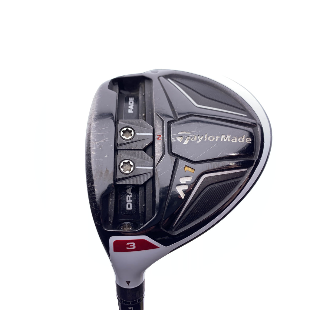 Used TaylorMade M1 2016 3 Fairway Wood / 15 Degrees / Stiff Flex / Left-Handed - Replay Golf 