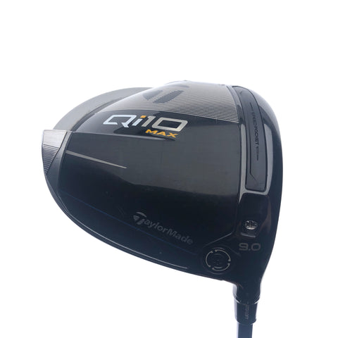 Used TaylorMade Qi10 Max Driver / 9.0 Degrees / Stiff Flex