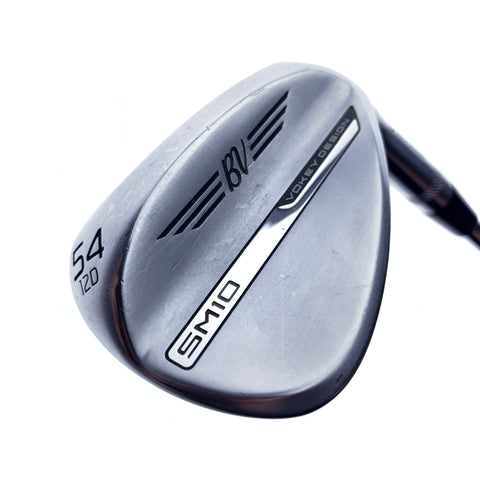 Used Titleist Vokey SM10 Tour Chrome Sand Wedge / 54.0 Degrees / Wedge Flex