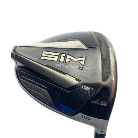 Used TaylorMade SIM Max D Driver / 9.0 Degrees / X-Stiff Flex