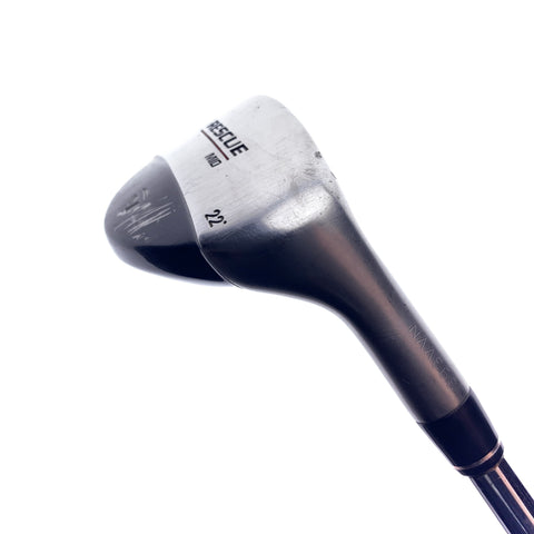 Used TaylorMade Rescue Mid 4 Hybrid / 22 Degrees / Stiff Flex