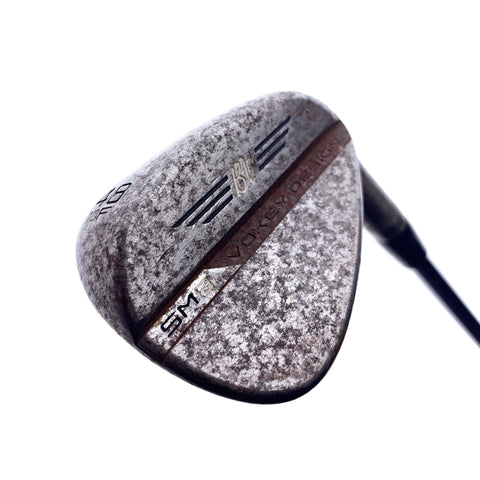 Used TOUR ISSUE Titleist Vokey SM8 Raw Pitching Wedge / 48.0 Degrees / Stiff Flex