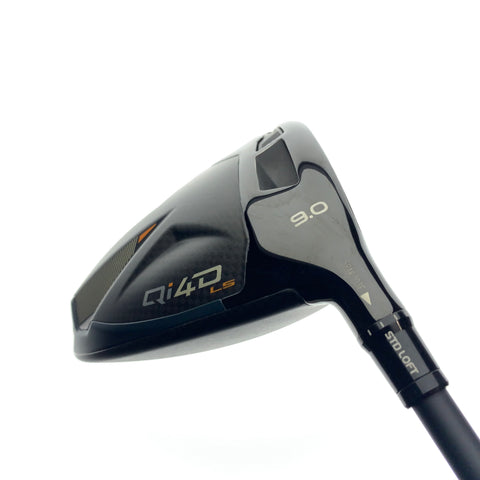 Used TaylorMade Qi4D LS Driver / 9.0 Degrees / Stiff Flex