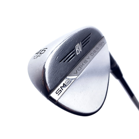 Used Titleist Vokey SM8 Tour Chrome Pitching Wedge / 46.0 Degrees / Wedge Flex