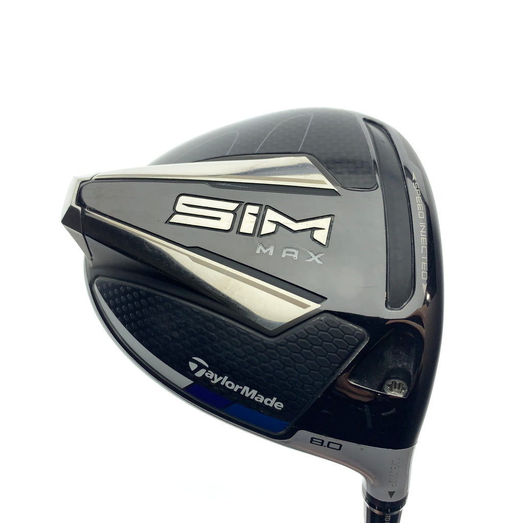Used TOUR ISSUE TaylorMade SIM Max Driver / 8.0 Degrees / Regular Flex