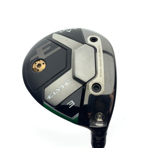 Used Callaway Elyte 3 Fairway Wood / 15.0 Degrees / Stiff Flex