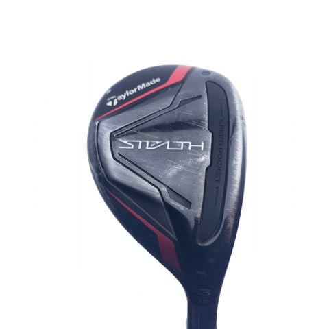 Used TaylorMade Stealth Rescue 3 Hybrid / 19.0 Degrees / Stiff Flex
