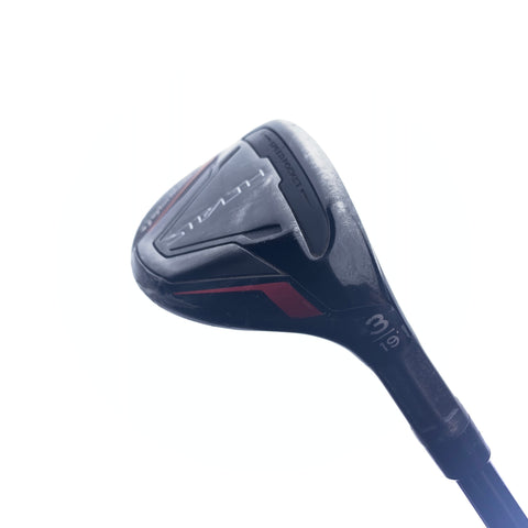 Used TaylorMade Stealth Rescue 3 Hybrid / 19.0 Degrees / Stiff Flex