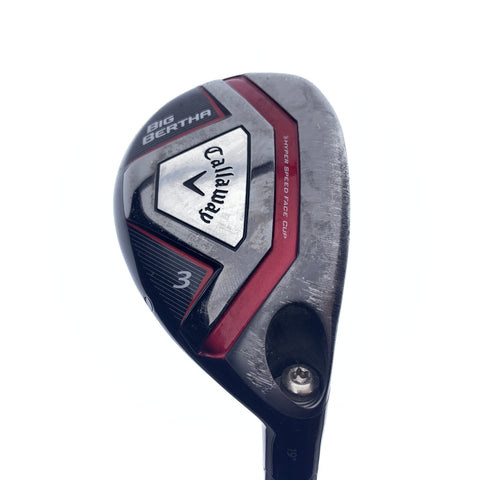 Used Callaway Big Bertha 2015 3 Hybrid / 19.0 Degrees / Stiff Flex