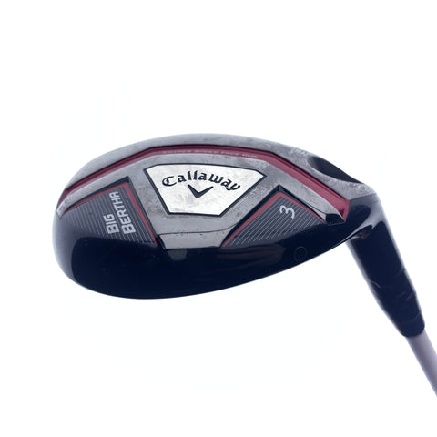 Used Callaway Big Bertha 2015 3 Hybrid / 19.0 Degrees / Stiff Flex