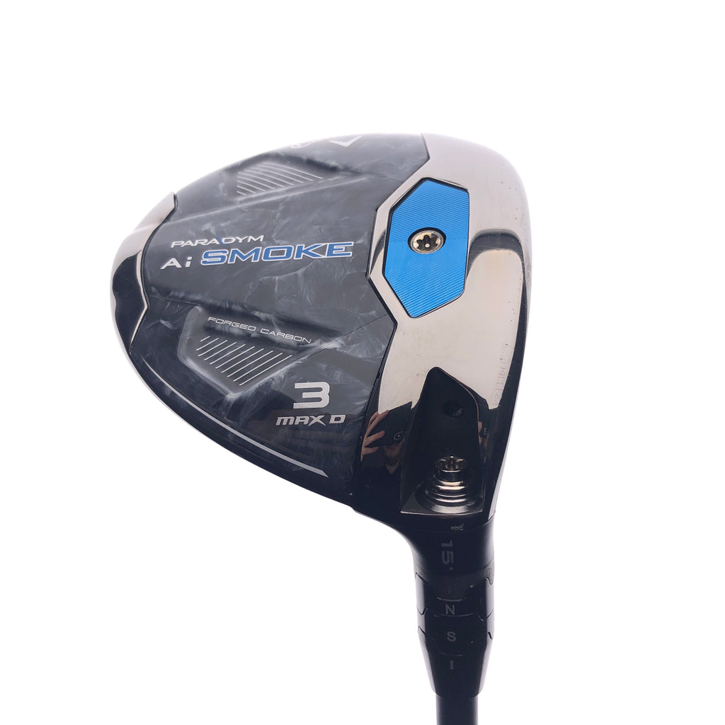 Used Callaway Paradym Ai Smoke MAX D 3 Fairway Wood / 15 Degrees / Regular Flex