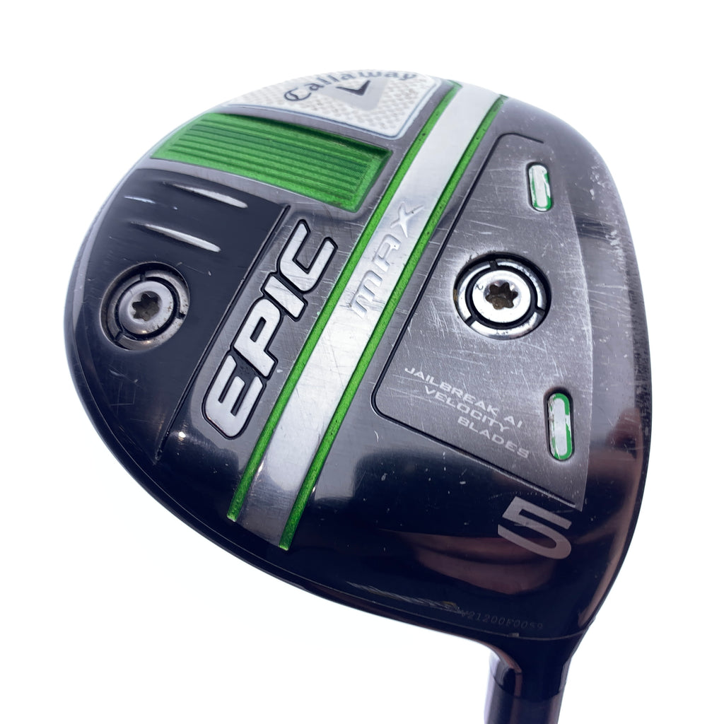 Used Callaway Epic Max 5 Fairway Wood / 18.0 Degrees / Stiff Flex