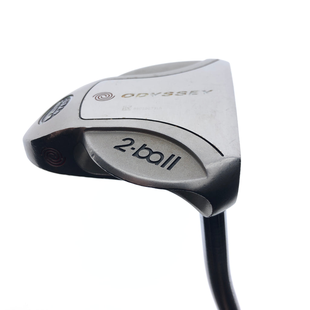 Used Odyssey White Steel 2-Ball Putter / 33.5 Inches - Replay Golf 