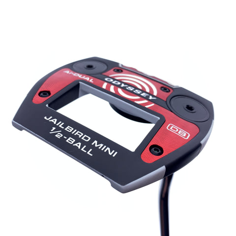 Used Odyssey Ai-Dual Jailbird Mini 1/2 Ball Putter / 35.0 Inches
